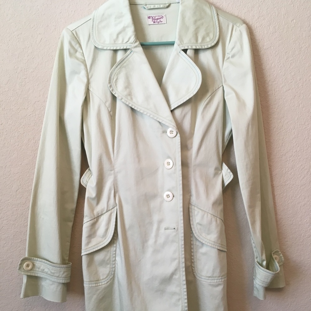 Light green, pea coat